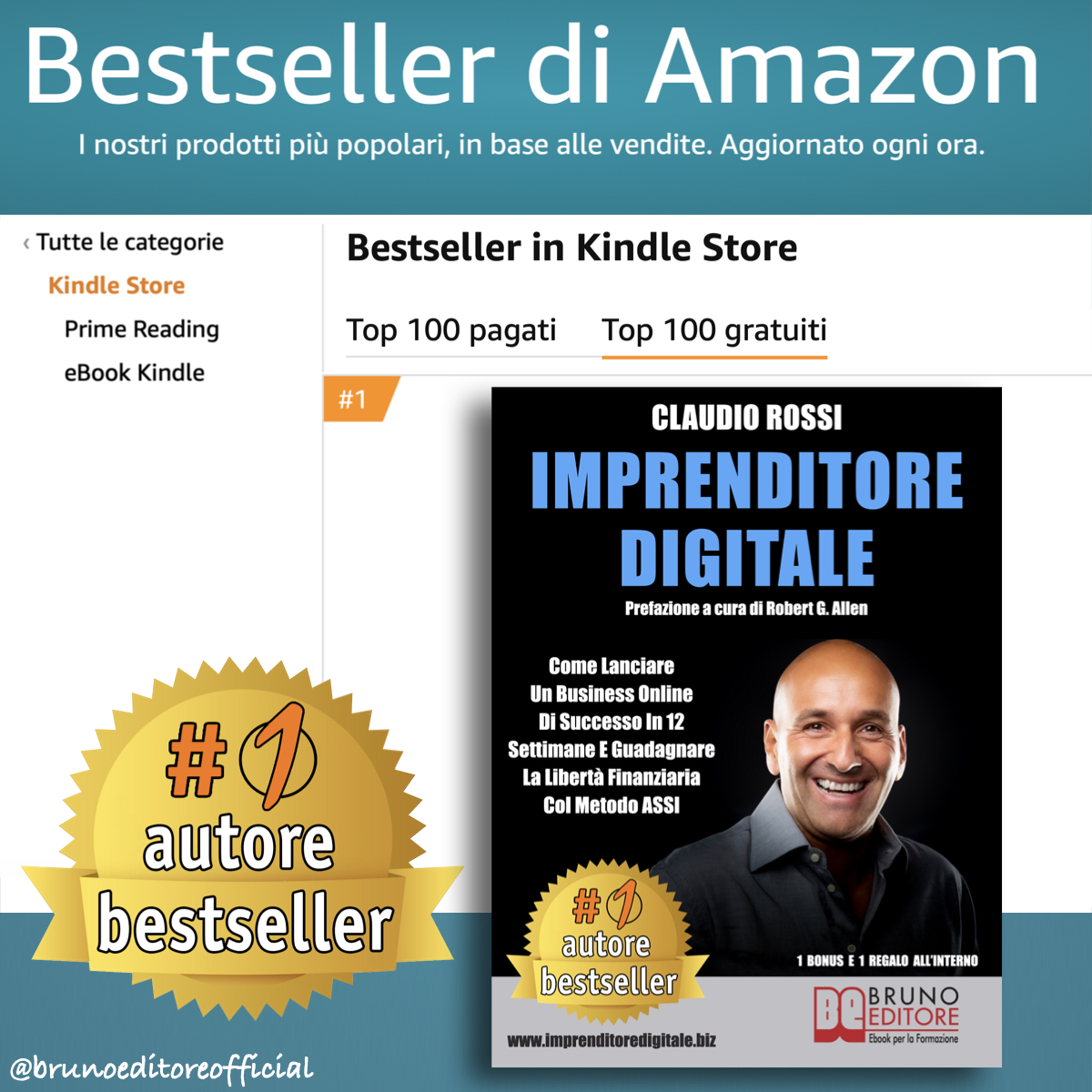 Claudio Rossi: Bestseller “Imprenditore Digitale”, il libro su come raggiungere il successo online col metodo A.S.S.I.