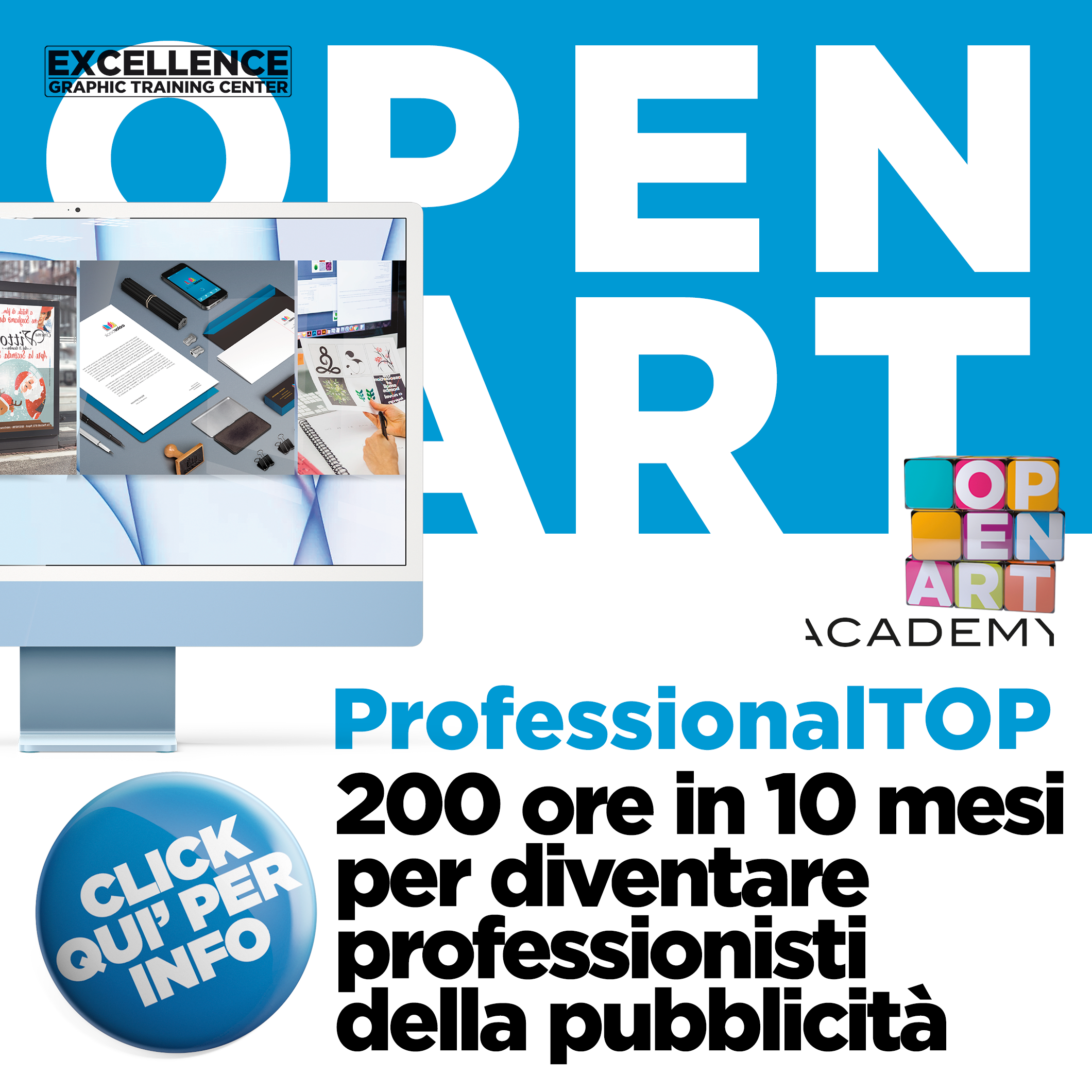 Diventa un Graphic Designer con il Corso 'professionalTop' di OPENART