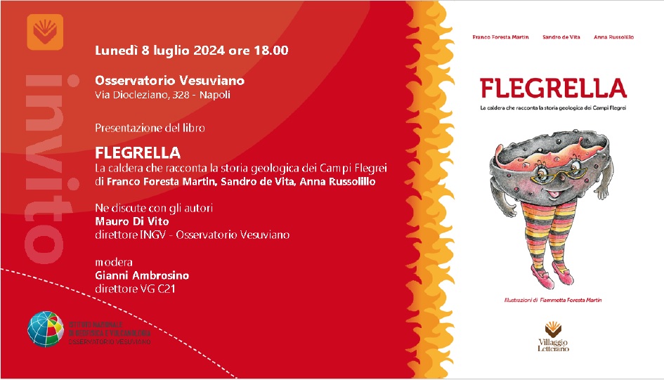 “Flegrella. La caldera che racconta ai bambini la storia geologica dei Campi Flegrei”. Presentazione all’Osservatorio Vesuviano di Napoli