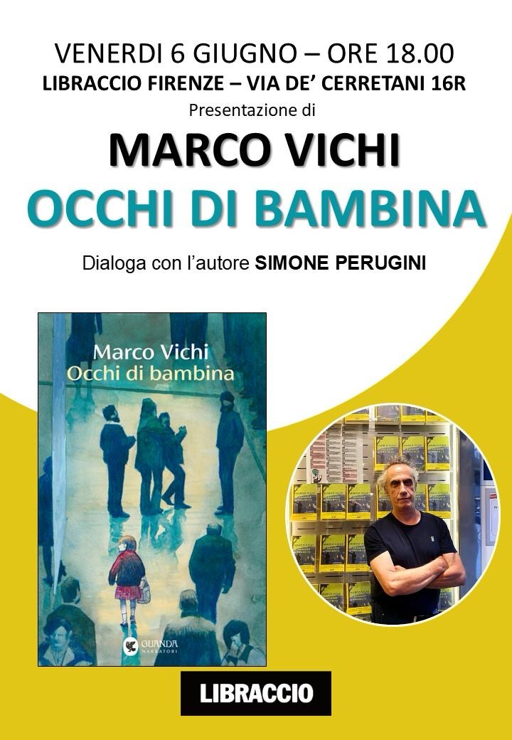 Marco Vichi a Firenze presenta il suo nuovo romanzo