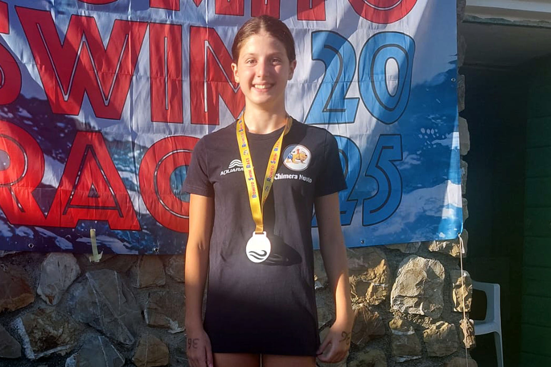 La Chimera Nuoto vince due medaglie in mare alla Romito Swim Race