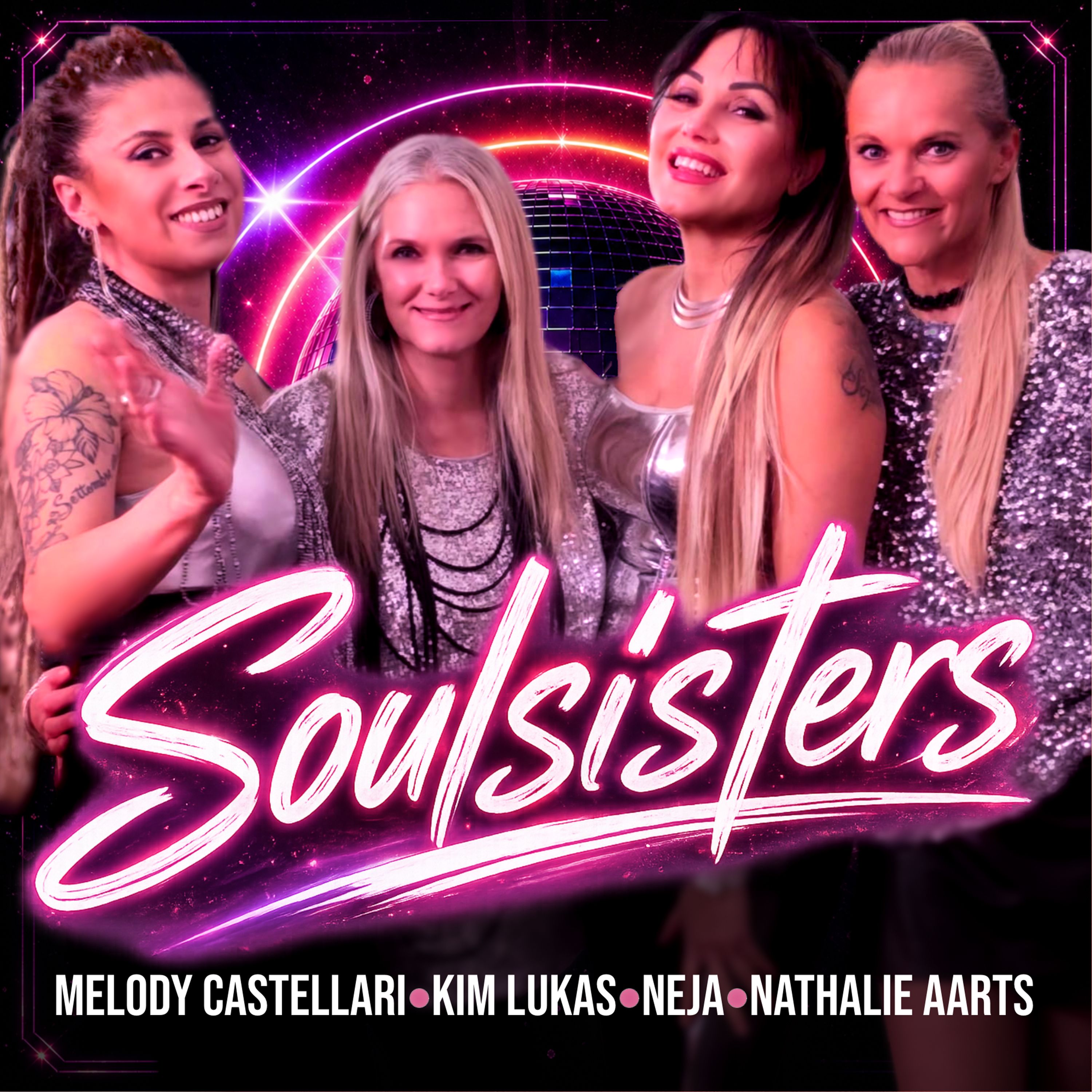 Soulsisters è il nuovo brano interpretato da Melody Castellari, Nathalie Aarts, Kim Lukas e Neja