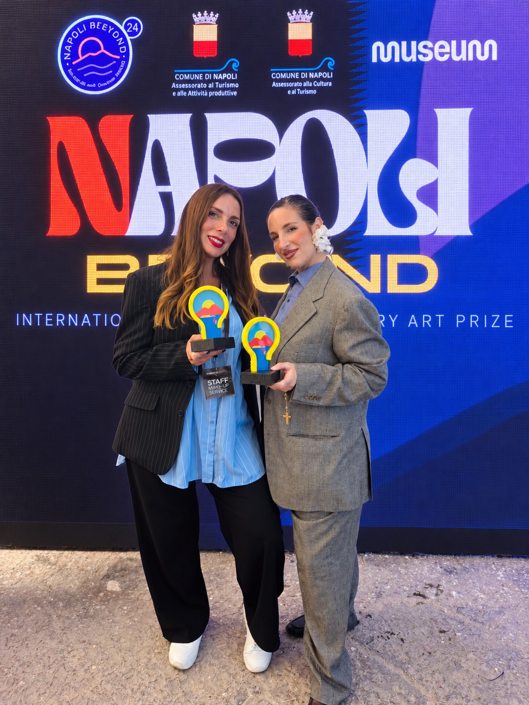 Premio del Comune di Napoli all'Accademia Liliana Paduano, e le sue allieve firmano il trucco della sfilata di Napoli Beyond
