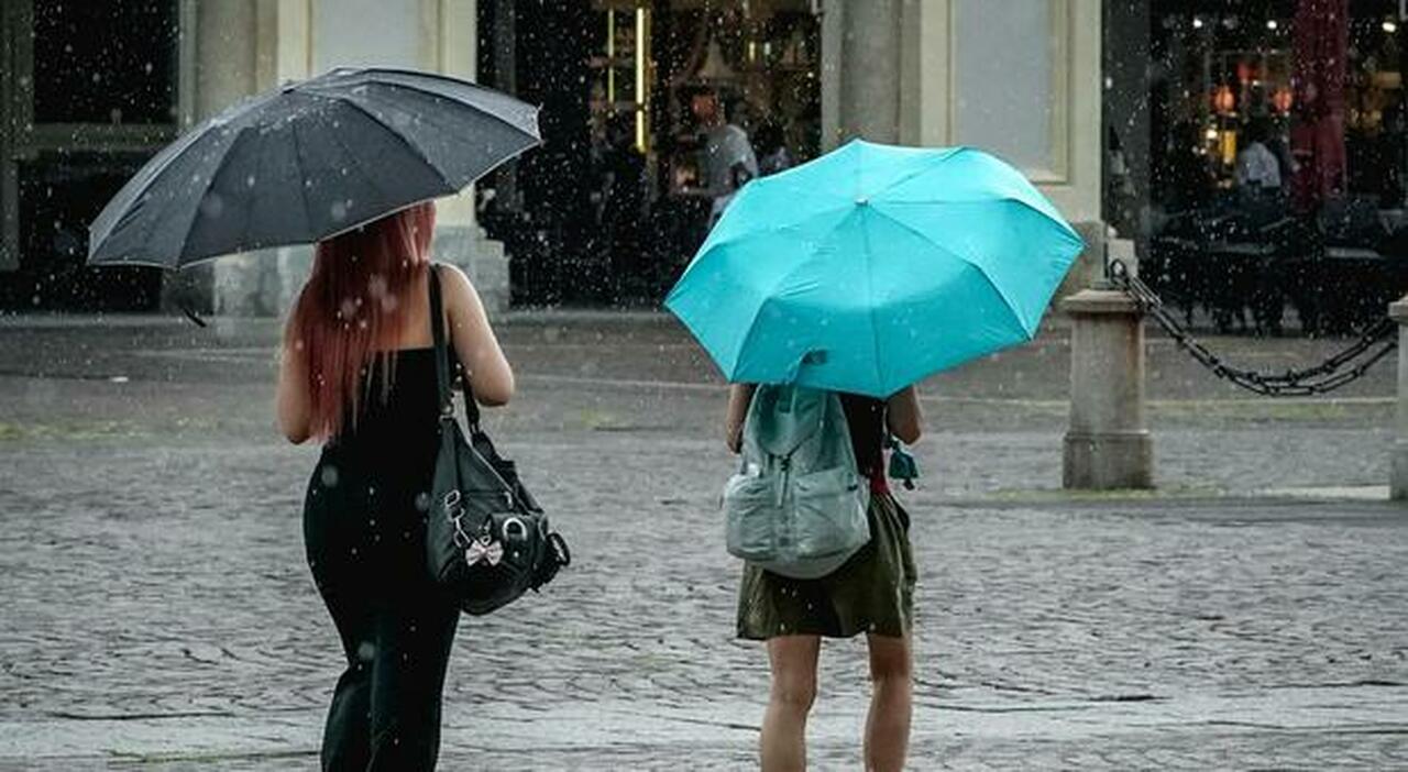 L’Italia tra caldo e pioggia
