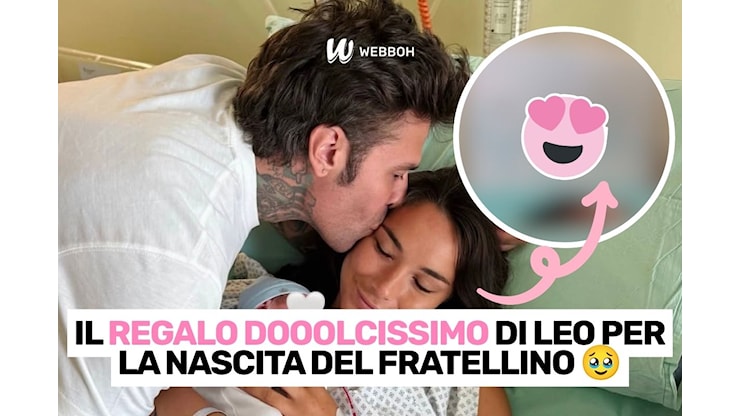 Fedez e Giulia, il dolce disegno di Leone per Edoardo Lupo: foto - Webboh
