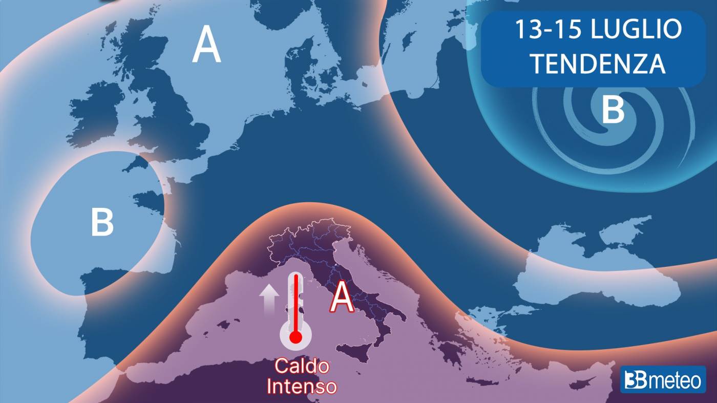 Meteo: prossima settimana con nuova e più intensa ondata di caldo, questa volta su tutta Italia