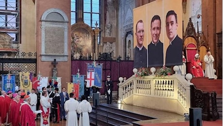 Tre preti martiri di Marzabotto diventano beati nella basilica di San Petronio