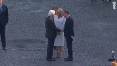 Il Presidente Mattarella alla parata per la festa nazionale francese