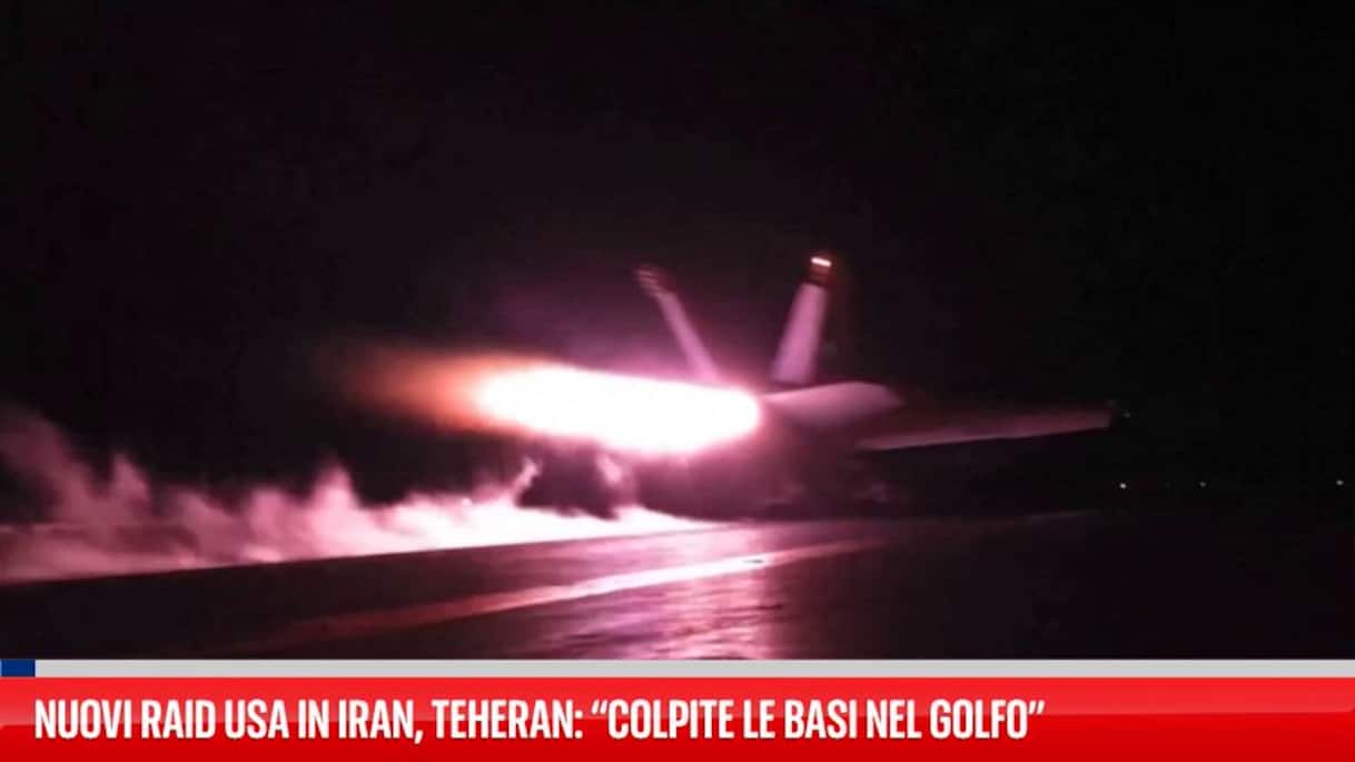 Nuovi raid Usa in Iran, Teheran: “Colpite le basi nel Golfo”