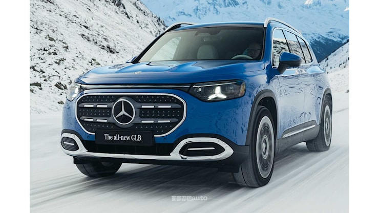 Nuova Mercedes GLB, SUV compatto elettrico ed ibrido, caratteristiche e prezzi - newsauto.it