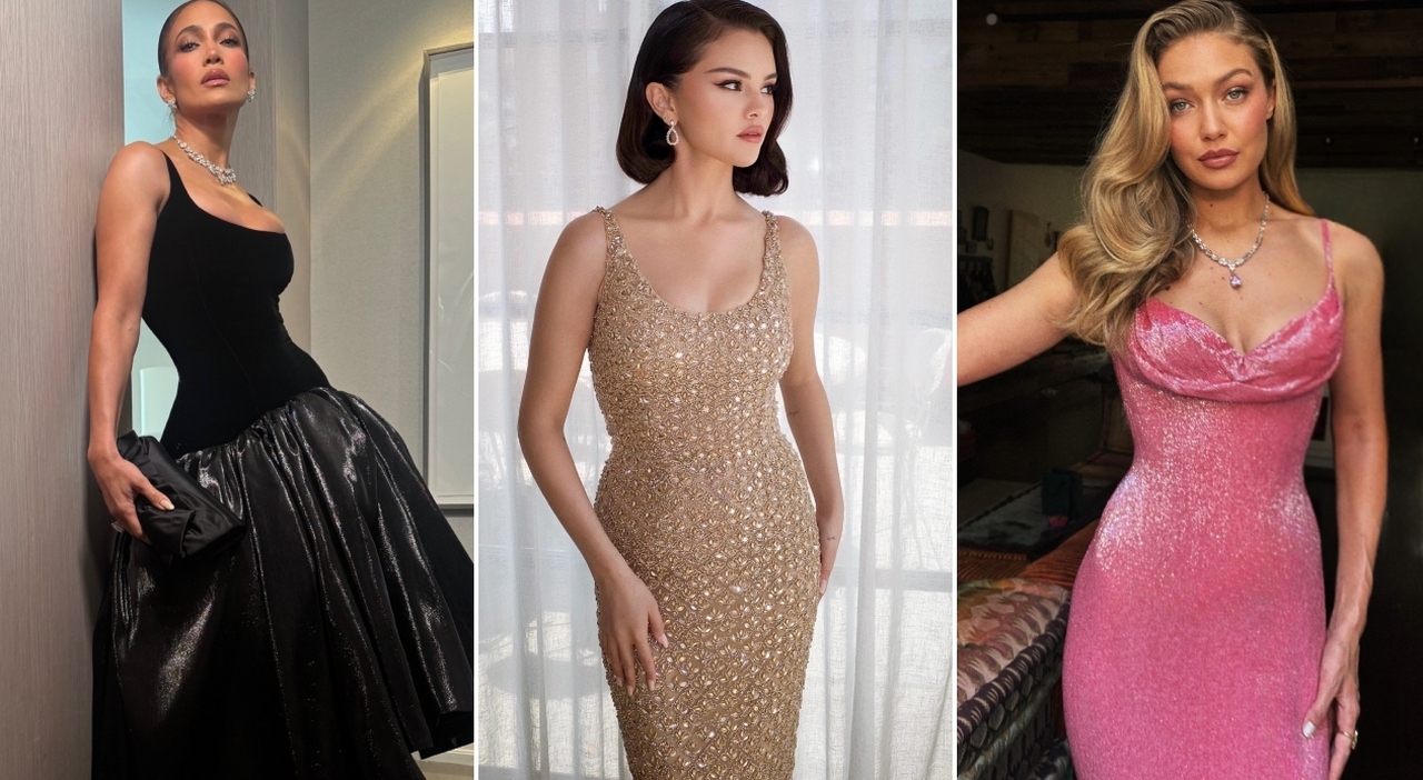 Taylor Swift e Travis Kelce sposi, i look degli invitati vip: Selena Gomez con un tubino di cristalli, Gigi Hadid in rosa e Jennifer Lopez total black