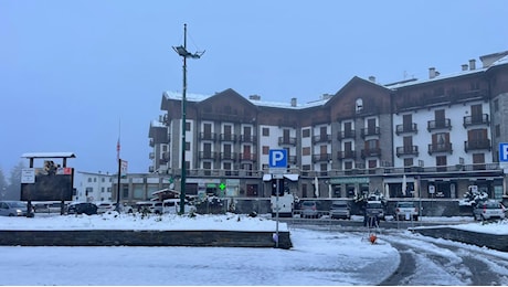 Prima neve in Alta Val Susa, imbiancati Sestriere e Claviere