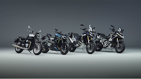 Triumph svela le Bonneville T40 e T40 Black, il poker di novità per il 2027