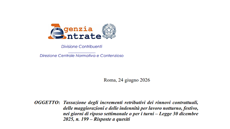 Stipendi 2026: la mappa dei bonus in busta paga tra rinnovo CCNL, turni di notte e straordinari - informazionefiscale.it