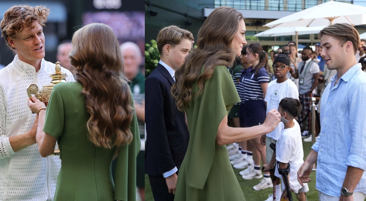La finale dei reali a Wimbledon: Kate incorona Sinner e consola Zverev, mentre i principini vengono “corteggiati” dalla sorpresa del torneo