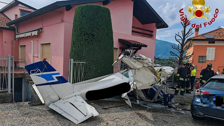 Bergamo, ultraleggero si schianta a terra: un morto e un ferito grave - Tgcom24