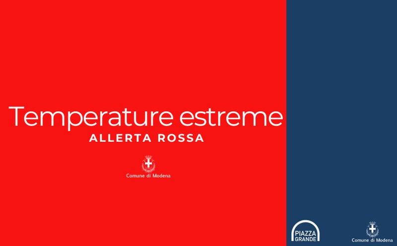Allerta per temperature estreme