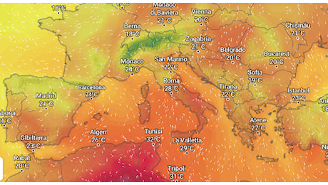 Caldo, arriva la quarta ondata: la tregua sta già per finire. «Di nuovo 37 gradi al Nord con l'anticiclone africano»
