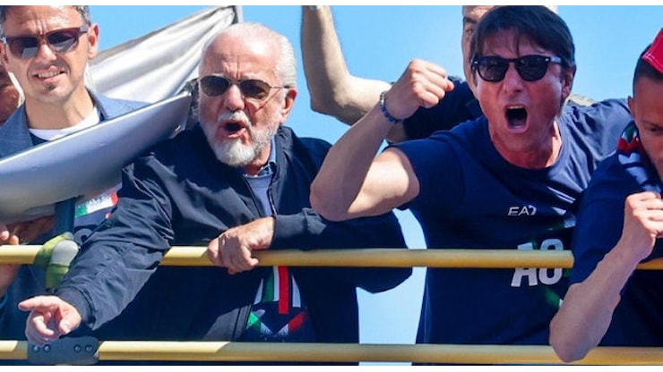 De Laurentiis su Conte: Siamo due amici, l'ho conosciuto alle Maldive! È un uomo con assoluta voglia di vincere - CalcioNapoli24