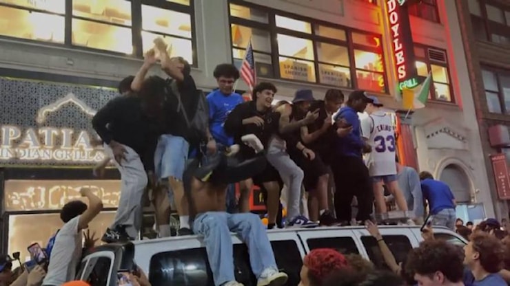 VIDEO Nba Finals, Knicks-Spurs: è delirio totale per le strade di New York - La Gazzetta dello Sport