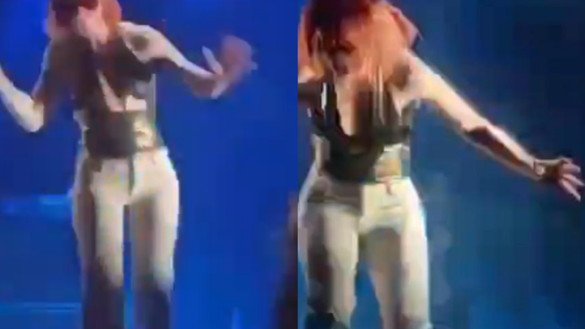 Noemi cade dal palco durante il concerto a San Salvo Marina: trasportata in ospedale