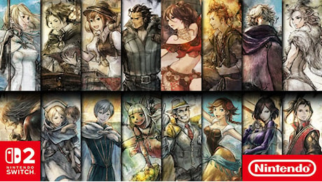 Octopath Traveler celebra il suo 8° anniversario: i primi due capitoli arrivano su Nintendo Switch 2