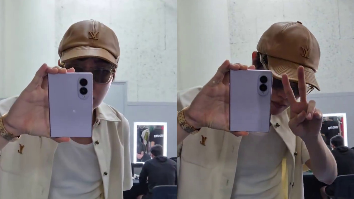 Un membro dei BTS ha già il Galaxy Z Fold 8 in mano (prima dell'annuncio)
