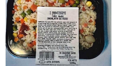 Listeria nell'insalata di riso, il Ministero della Salute dispone il ritiro di diversi lotti: ecco i marchi coinvolti