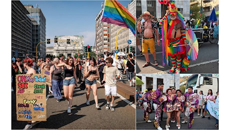 MilanoPride, tra look stravaganti e caldo record: la 25esima edizione in fotografia
