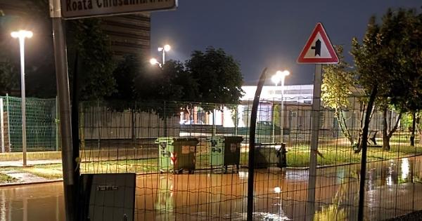 La furia del temporale si abbatte su Centallo