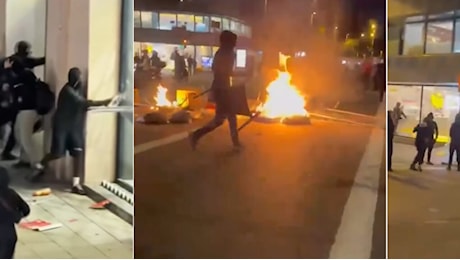 Scontri a Barcellona, un centinaio di arresti tra saccheggi e incendi
