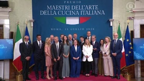Dieci Maestri dell'Arte della Cucina Italiana premiati a Palazzo Chigi