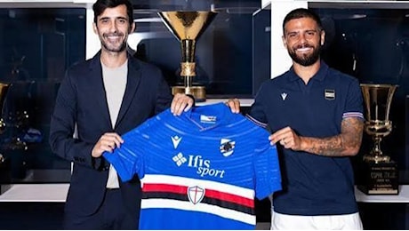 Insigne si presenta: “Sampdoria, voglio fare la storia” e lo scherzo con Di Pardo mette fine alle polemiche