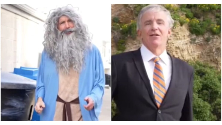 Tgcom24: Dai Simpson alla Casa Bianca, Dan Greaney si candida… vestito da profeta Video - Mediaset Infinity