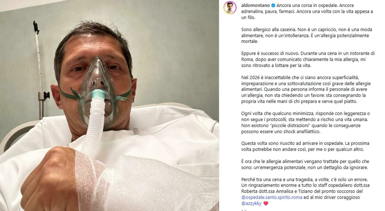 Aldo Montano rischia di morire per uno shock anafilattico, cosa è successo: «Avevo avvisato il ristorante». La risposta dall'ospedale