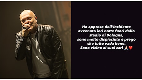 Max Pezzali, il messaggio dopo l'incidente a Bologna: «Prego che vada tutto bene»