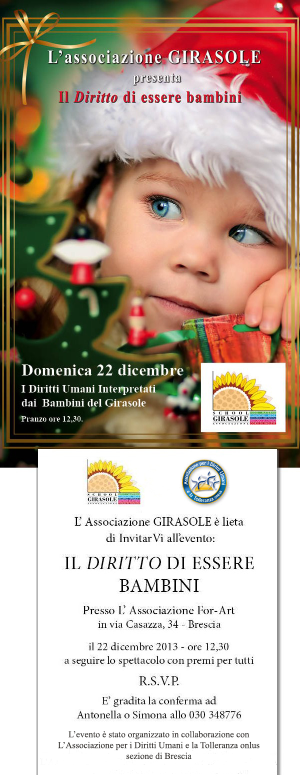 IL DIRITTO DI ESSERE BAMBINI