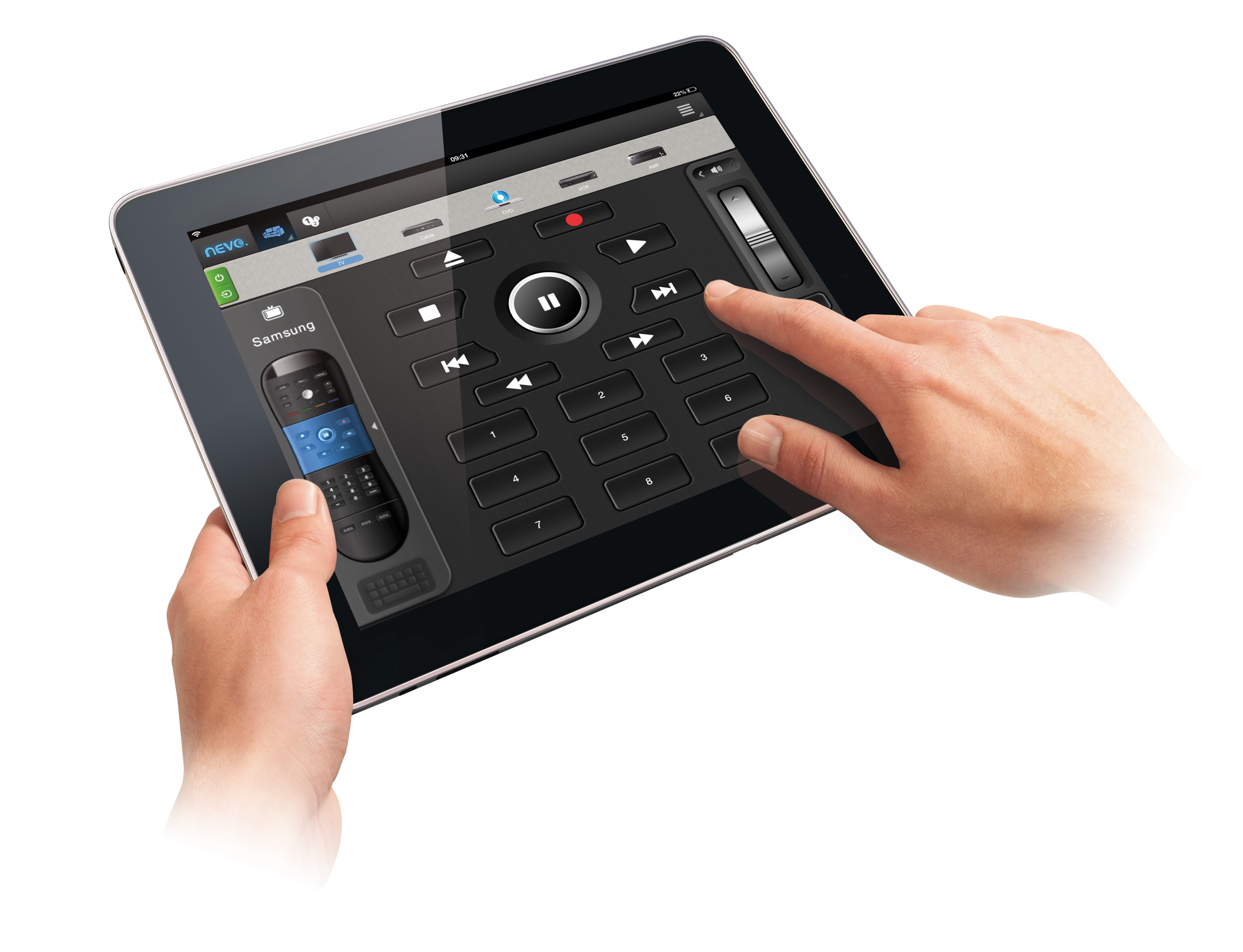 Trasforma il tuo Tablet in un telecomando e controlla tutti i tuoi dispositivi audio/video con il nuovo One For All Nevo Tablet
